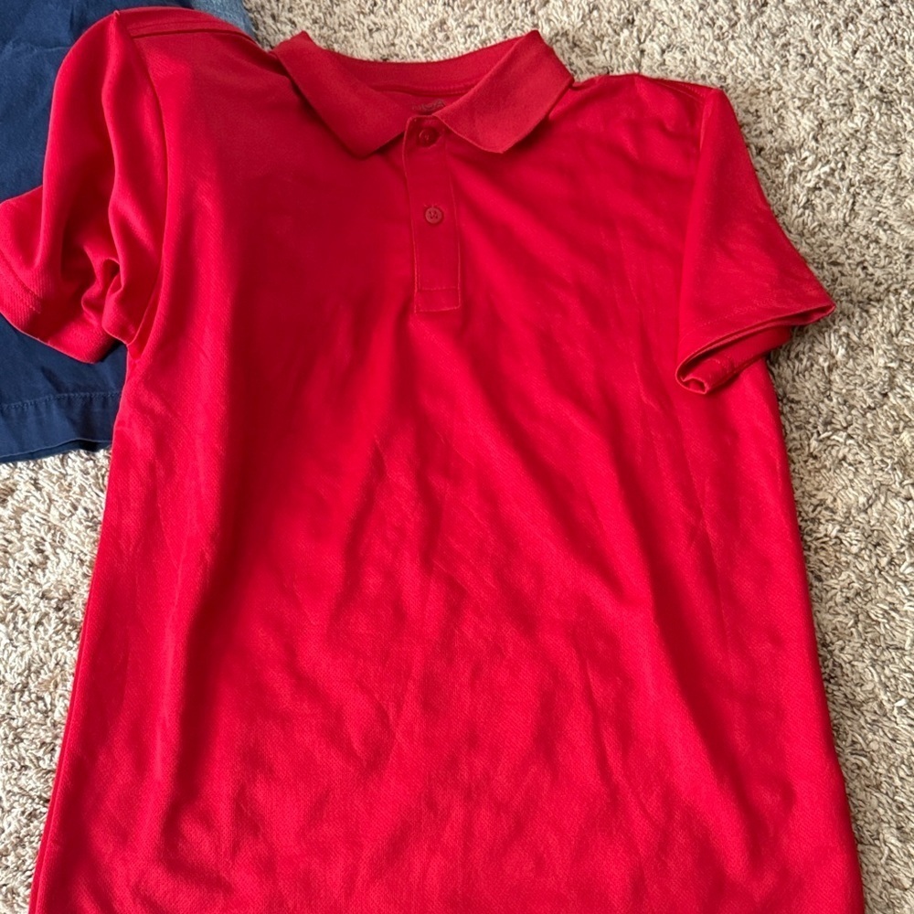 Nautica Vibrant Red Uniform Shirt